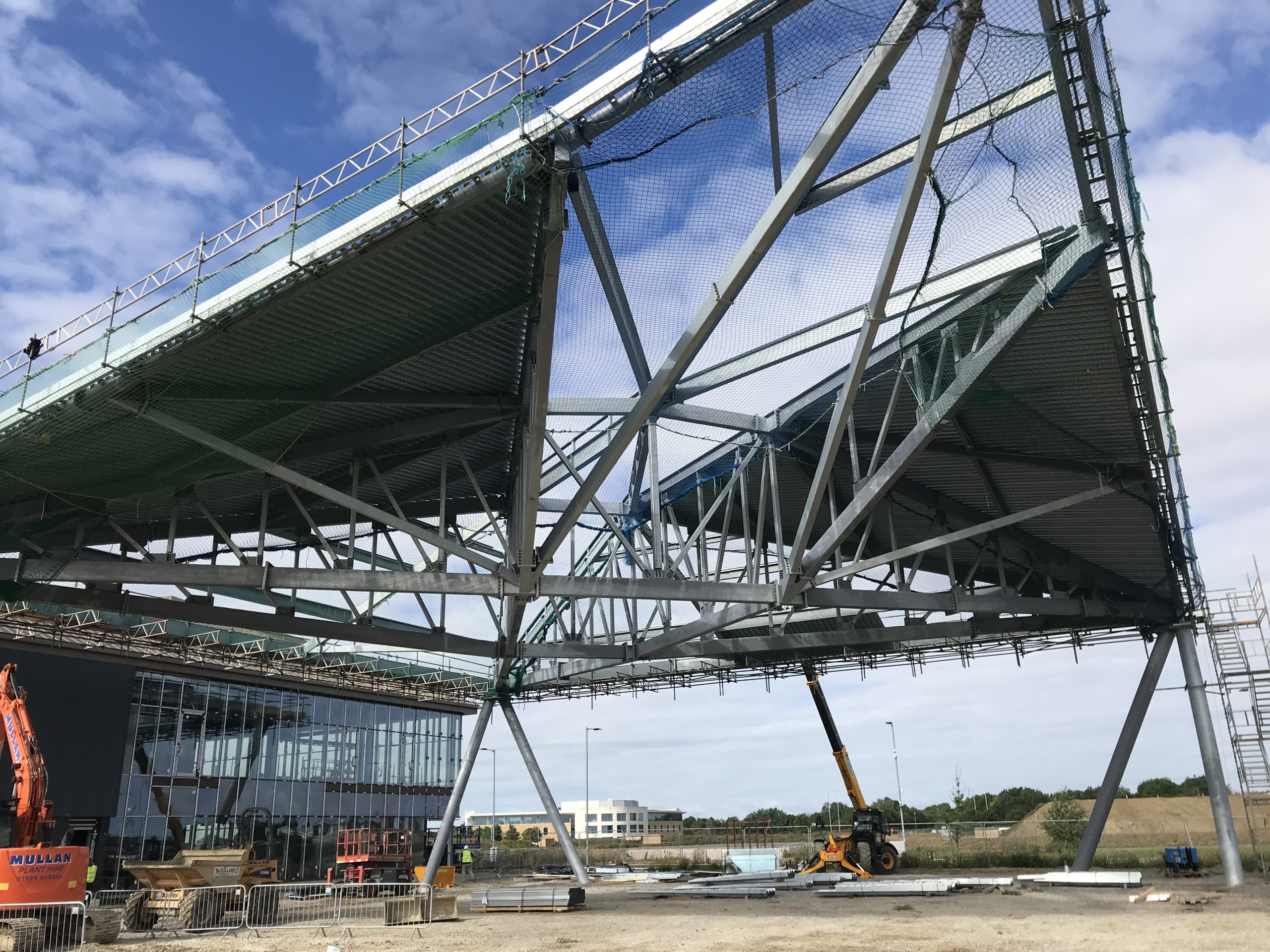 Dartec Canopy structure - RG Carter Construction