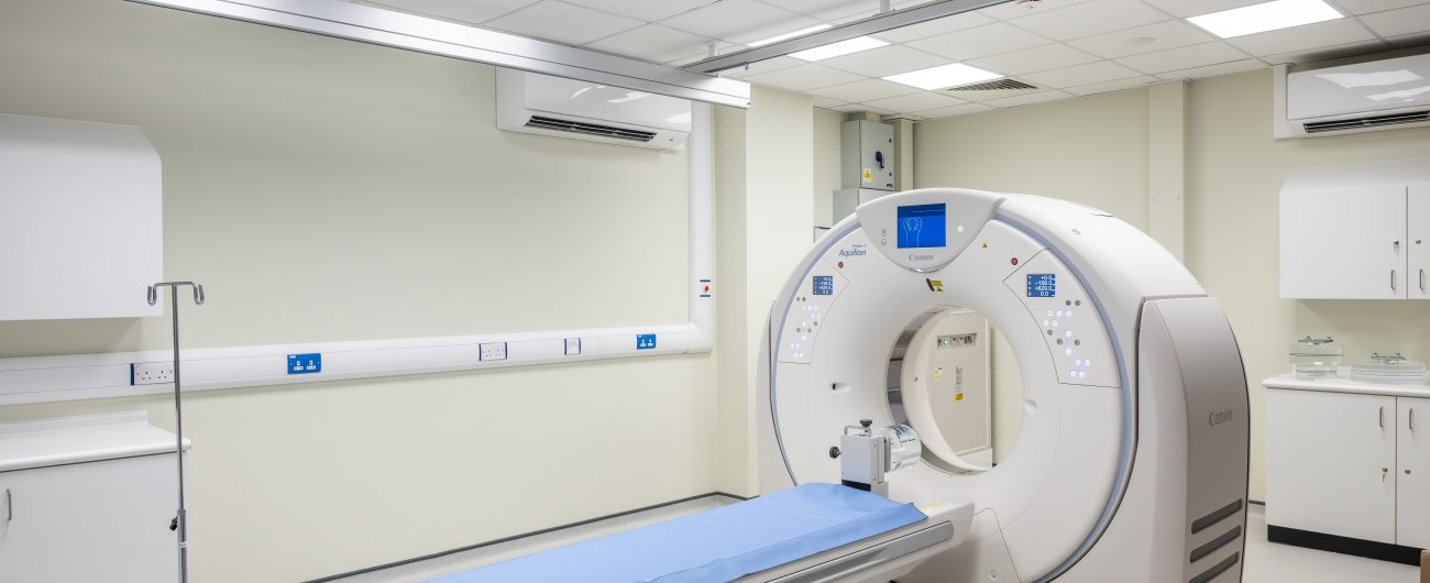 CT Scanner at the James Paget Hospital