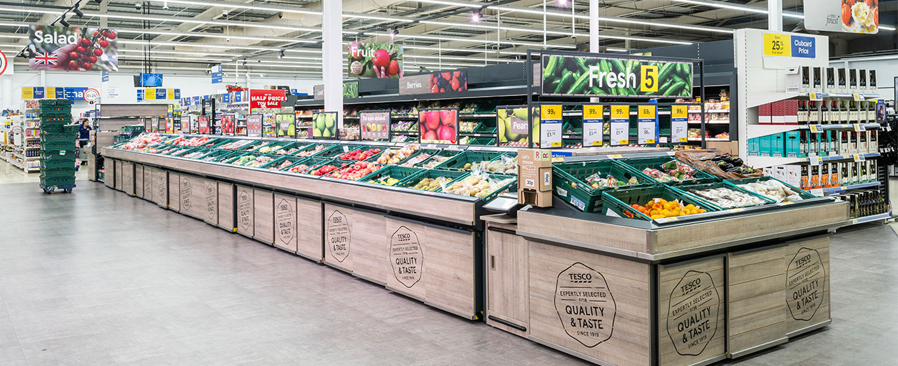 Internal refurbishment works at Tesco Store Cambridge