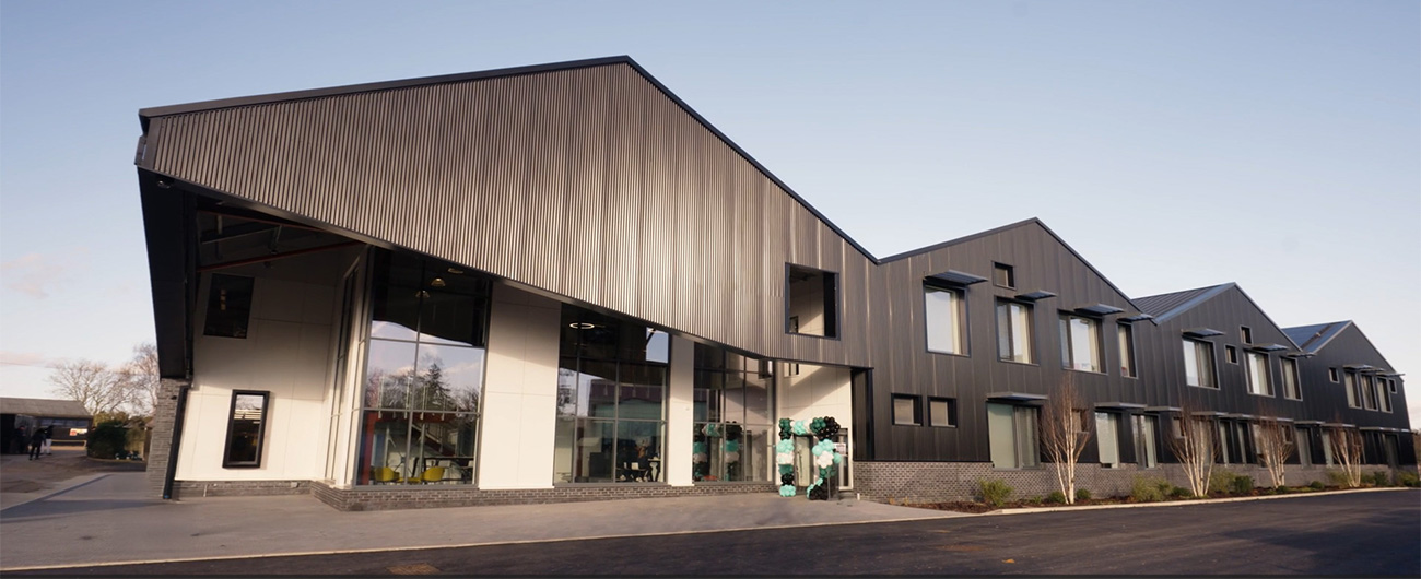 External of Construction Centre at Oaklands College